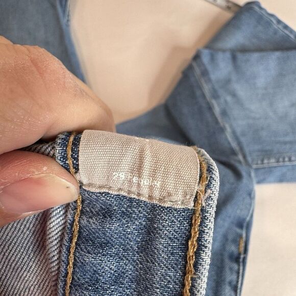 Everlane Womens High Rise Skinny Jeans 28 Blue Medium Wash Authentic Stretch - Picture 7 of 11